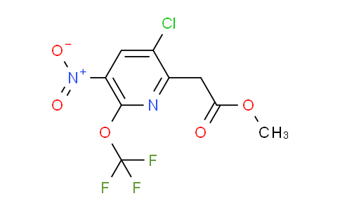 AM23593 | 1804596-11-9 | Methyl 3-chloro-5-nitro-6-(trifluoromethoxy)pyridine-2-acetate