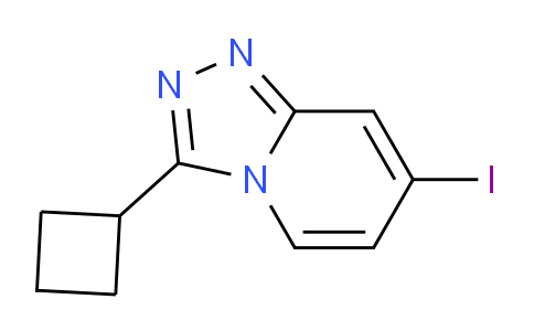 3-Cyclobutyl-7-iodo-[1,2,4]triazolo[4,3-a]pyridine