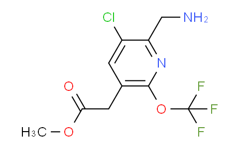 AM23594 | 1806213-26-2 | Methyl 2-(aminomethyl)-3-chloro-6-(trifluoromethoxy)pyridine-5-acetate
