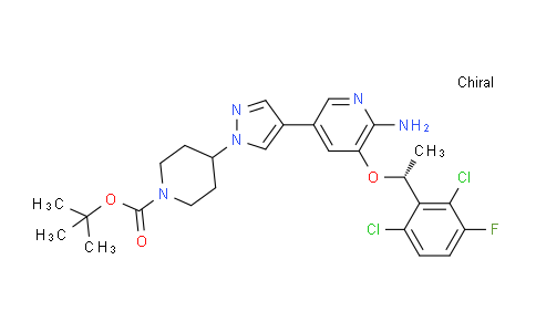 AM235955 | 877399-51-4 | (R)-tert-Butyl 4-(4-(6-amino-5-(1-(2,6-dichloro-3-fluorophenyl)ethoxy)pyridin-3-yl)-1H-pyrazol-1-yl)piperidine-1-carboxylate