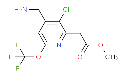 AM23596 | 1804399-13-0 | Methyl 4-(aminomethyl)-3-chloro-6-(trifluoromethoxy)pyridine-2-acetate