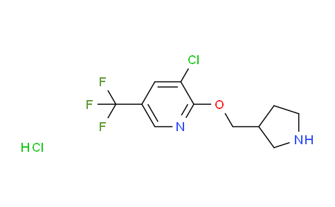 3-Chloro-2-(pyrrolidin-3-ylmethoxy)-5-(trifluoromethyl)pyridine hydrochloride