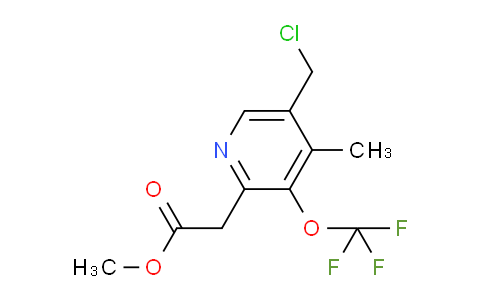 AM23605 | 1361876-78-9 | Methyl 5-(chloromethyl)-4-methyl-3-(trifluoromethoxy)pyridine-2-acetate