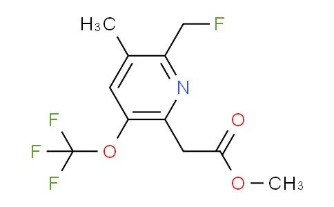 AM23607 | 1361916-47-3 | Methyl 2-(fluoromethyl)-3-methyl-5-(trifluoromethoxy)pyridine-6-acetate