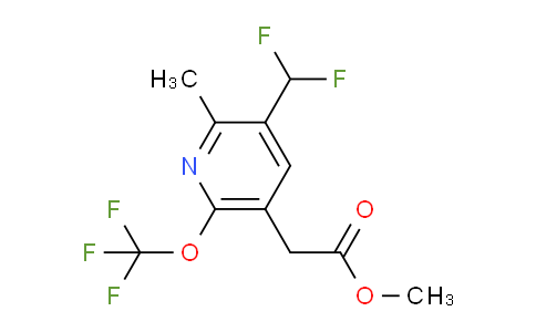 AM23610 | 1361890-90-5 | Methyl 3-(difluoromethyl)-2-methyl-6-(trifluoromethoxy)pyridine-5-acetate