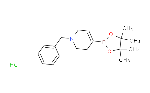 1-Benzyl-4-(4,4,5,5-tetramethyl-1,3,2-dioxaborolan-2-yl)-1,2,3,6-tetrahydropyridine hydrochloride