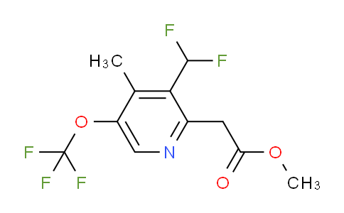 AM23611 | 1361912-30-2 | Methyl 3-(difluoromethyl)-4-methyl-5-(trifluoromethoxy)pyridine-2-acetate