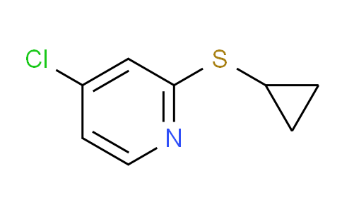 4-Chloro-2-(cyclopropylthio)pyridine