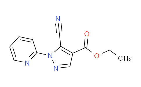 Ethyl 5-cyano-1-(pyridin-2-yl)-1H-pyrazole-4-carboxylate