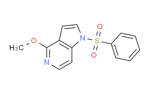 4-Methoxy-1-(phenylsulfonyl)-1H-pyrrolo[3,2-c]pyridine