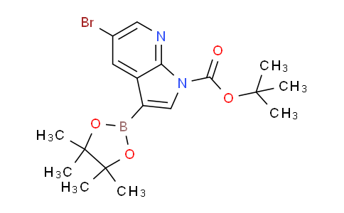 AM236139 | 1025719-14-5 | tert-Butyl 5-bromo-3-(4,4,5,5-tetramethyl-1,3,2-dioxaborolan-2-yl)-1H-pyrrolo[2,3-b]pyridine-1-carboxylate