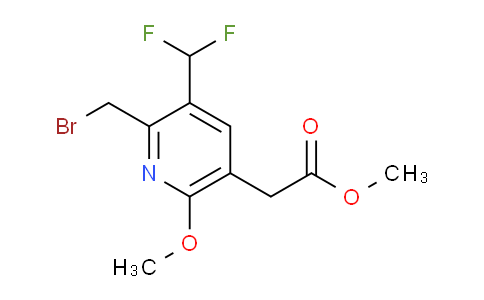 AM23614 | 1361709-33-2 | Methyl 2-(bromomethyl)-3-(difluoromethyl)-6-methoxypyridine-5-acetate