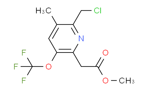 AM23616 | 1361786-76-6 | Methyl 2-(chloromethyl)-3-methyl-5-(trifluoromethoxy)pyridine-6-acetate