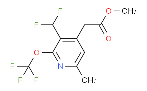AM23620 | 1361785-74-1 | Methyl 3-(difluoromethyl)-6-methyl-2-(trifluoromethoxy)pyridine-4-acetate