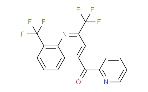 (2,8-Bis(trifluoromethyl)quinolin-4-yl)(pyridin-2-yl)methanone