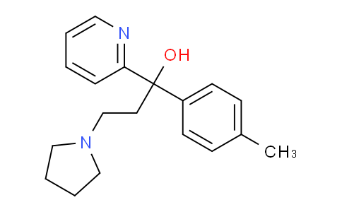 1-(Pyridin-2-yl)-3-(pyrrolidin-1-yl)-1-(p-tolyl)propan-1-ol