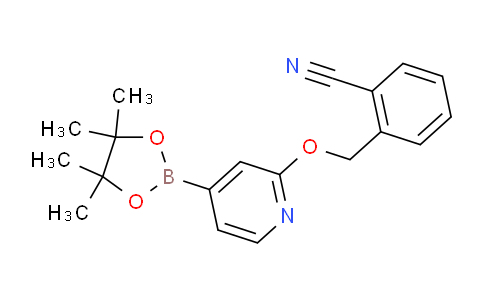 AM236364 | 1346708-12-0 | 2-(((4-(4,4,5,5-Tetramethyl-1,3,2-dioxaborolan-2-yl)pyridin-2-yl)oxy)methyl)benzonitrile