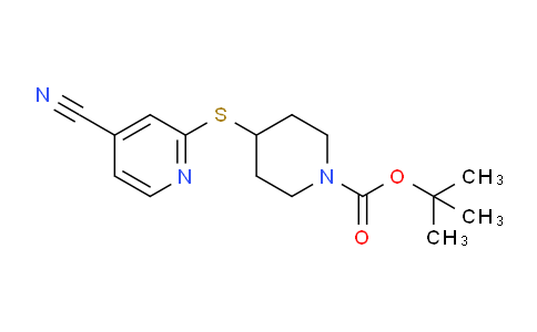 AM236440 | 1353966-79-6 | tert-Butyl 4-((4-cyanopyridin-2-yl)thio)piperidine-1-carboxylate