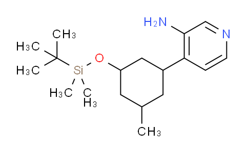 AM236458 | 1332589-86-2 | 4-(3-((tert-Butyldimethylsilyl)oxy)-5-methylcyclohexyl)pyridin-3-amine