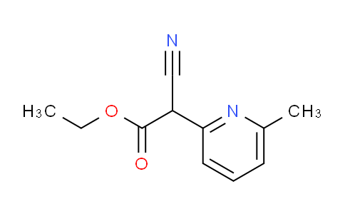 Ethyl 2-cyano-2-(6-methylpyridin-2-yl)acetate