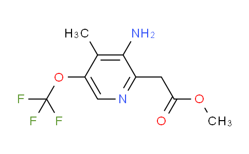 AM23650 | 1803629-96-0 | Methyl 3-amino-4-methyl-5-(trifluoromethoxy)pyridine-2-acetate
