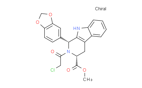 AM236525 | 171489-59-1 | Methyl (1R,3R)-1-(benzo[d][1,3]dioxol-5-yl)-2-(2-chloroacetyl)-2,3,4,9-tetrahydro-1H-pyrido[3,4-b]indole-3-carboxylate