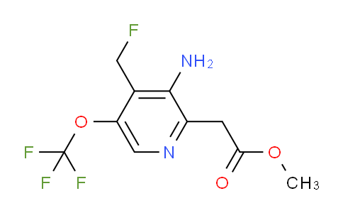 AM23656 | 1804541-92-1 | Methyl 3-amino-4-(fluoromethyl)-5-(trifluoromethoxy)pyridine-2-acetate