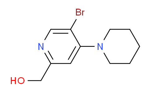 (5-Bromo-4-(piperidin-1-yl)pyridin-2-yl)methanol