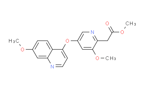 Methyl 2-(3-methoxy-5-((7-methoxyquinolin-4-yl)oxy)pyridin-2-yl)acetate