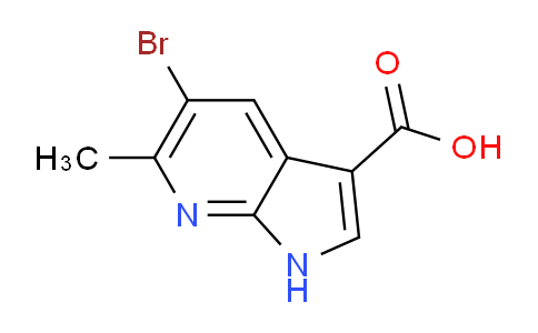 AM236595 | 1000340-11-3 | 5-Bromo-6-methyl-1H-pyrrolo[2,3-b]pyridine-3-carboxylic acid