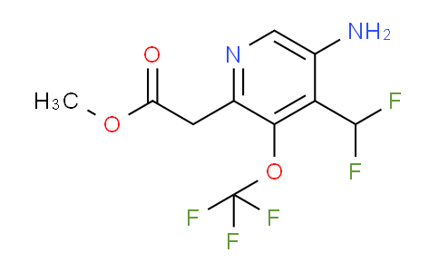AM23660 | 1803431-44-8 | Methyl 5-amino-4-(difluoromethyl)-3-(trifluoromethoxy)pyridine-2-acetate