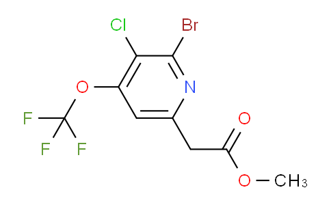 AM23661 | 1804592-58-2 | Methyl 2-bromo-3-chloro-4-(trifluoromethoxy)pyridine-6-acetate