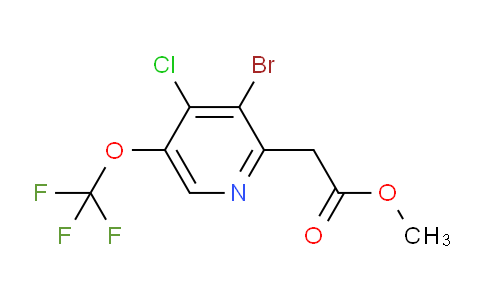 AM23662 | 1806226-53-8 | Methyl 3-bromo-4-chloro-5-(trifluoromethoxy)pyridine-2-acetate