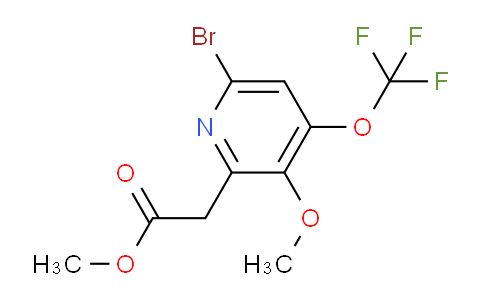 Methyl 6-bromo-3-methoxy-4-(trifluoromethoxy)pyridine-2-acetate