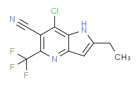 AM236659 | 1260897-26-4 | 7-Chloro-2-ethyl-5-(trifluoromethyl)-1H-pyrrolo[3,2-b]pyridine-6-carbonitrile