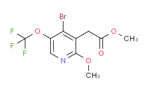 Methyl 4-bromo-2-methoxy-5-(trifluoromethoxy)pyridine-3-acetate