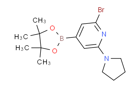 AM236679 | 1150271-64-9 | 2-Bromo-6-(pyrrolidin-1-yl)-4-(4,4,5,5-tetramethyl-1,3,2-dioxaborolan-2-yl)pyridine