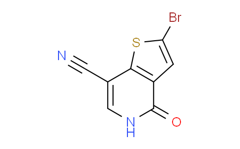2-Bromo-4-oxo-4,5-dihydrothieno[3,2-c]pyridine-7-carbonitrile