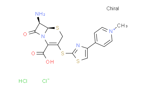 AM236713 | 400827-64-7 | 4-(2-(((6R,7R)-7-Amino-2-carboxy-8-oxo-5-thia-1-azabicyclo[4.2.0]oct-2-en-3-yl)thio)thiazol-4-yl)-1-methylpyridin-1-ium chloride hydrochloride