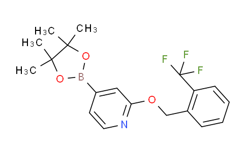 AM236722 | 1346708-09-5 | 4-(4,4,5,5-Tetramethyl-1,3,2-dioxaborolan-2-yl)-2-((2-(trifluoromethyl)benzyl)oxy)pyridine