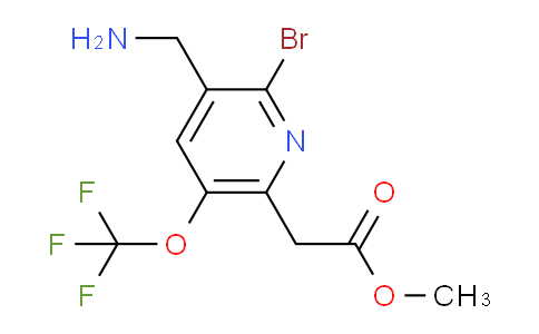 AM23673 | 1806204-32-9 | Methyl 3-(aminomethyl)-2-bromo-5-(trifluoromethoxy)pyridine-6-acetate