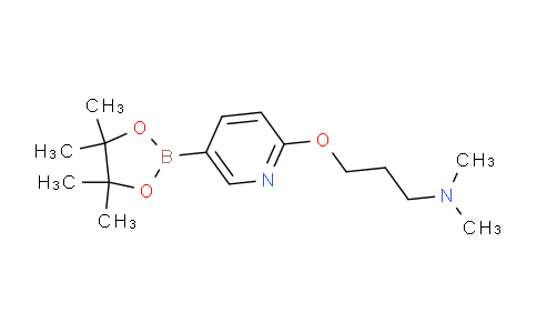AM236737 | 918643-56-8 | N,N-Dimethyl-3-((5-(4,4,5,5-tetramethyl-1,3,2-dioxaborolan-2-yl)pyridin-2-yl)oxy)propan-1-amine