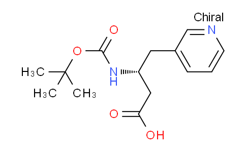 AM236768 | 269396-65-8 | (R)-3-((tert-Butoxycarbonyl)amino)-4-(pyridin-3-yl)butanoic acid