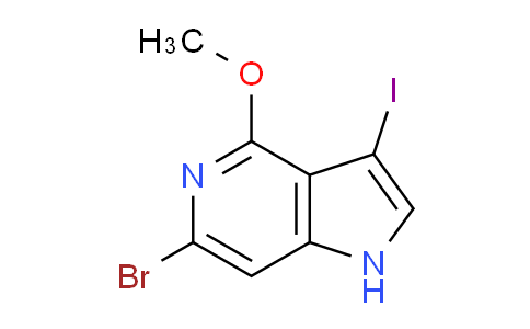 AM236770 | 1000341-19-4 | 6-Bromo-3-iodo-4-methoxy-1H-pyrrolo[3,2-c]pyridine