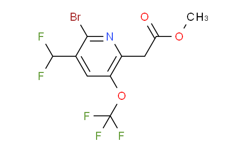 AM23681 | 1804550-55-7 | Methyl 2-bromo-3-(difluoromethyl)-5-(trifluoromethoxy)pyridine-6-acetate