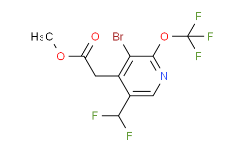 AM23682 | 1804550-86-4 | Methyl 3-bromo-5-(difluoromethyl)-2-(trifluoromethoxy)pyridine-4-acetate