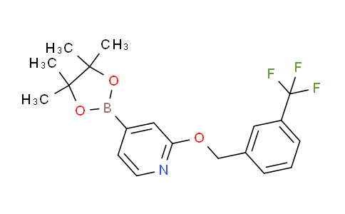 AM236833 | 1346708-10-8 | 4-(4,4,5,5-Tetramethyl-1,3,2-dioxaborolan-2-yl)-2-((3-(trifluoromethyl)benzyl)oxy)pyridine