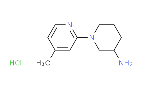 1-(4-Methylpyridin-2-yl)piperidin-3-amine hydrochloride
