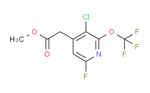 AM23691 | 1804640-44-5 | Methyl 3-chloro-6-fluoro-2-(trifluoromethoxy)pyridine-4-acetate