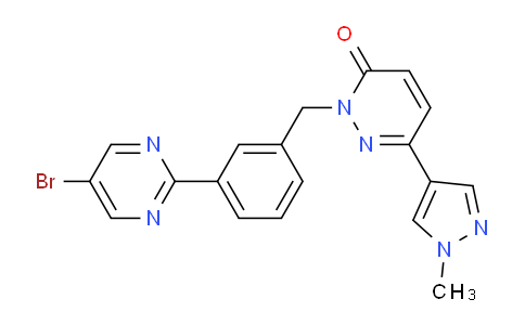 AM236939 | 1100598-42-2 | 2-(3-(5-Bromopyrimidin-2-yl)benzyl)-6-(1-methyl-1H-pyrazol-4-yl)pyridazin-3(2H)-one